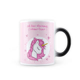 Unicorn - Let The Dreams Design Heat Sensitive Magic Coffee Mug