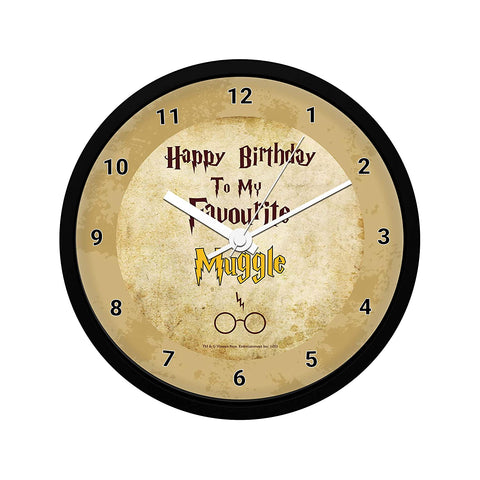 Harry Potter- Favourite Muggle Wall Clock New