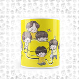 BTS - Butter Chibi Heat Sensitive Magic Coffee Mug