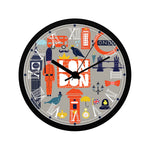 London Classic Design Round Wall Clock