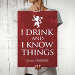 Game of Thrones I Drink Poster