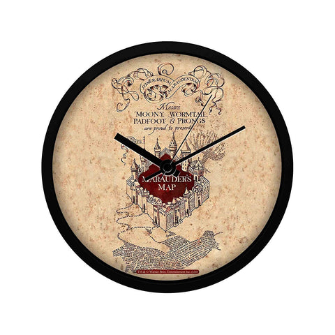 Harry Potter  The Marauder's Map Wall Clock