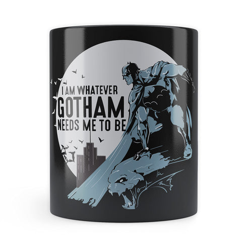 DC Comics - I AM Whatever Ghotam Needs Black Patch Coffee Mug