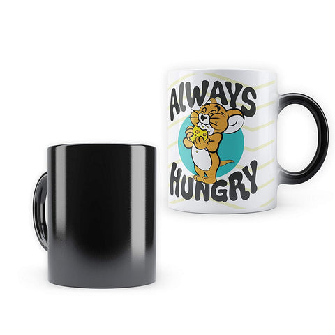 Tom and Jerry Always Hungry Design Morphing Magic Heat Sensitive Coffee Mugs
