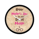 Harry Potter Happy Mother's Day Muggles Wall Clock