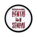 Hentai with Senpai - Wall Clock