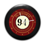 Harry Potter - Hogwarts 9 3 / 4 Table Clocks New