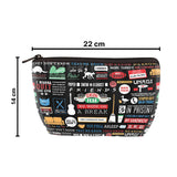 Friends TV Series - Infographic Cosmetic Bag /Travel Kit
