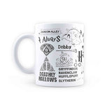 Harry Potter Infographic Black - Coffee Mug