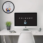 Friends Umbrella Wall Clock