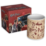 Harry Potter - Infographic Red Heat Sensitive Coffee Mug