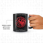 HOTD - Targaryen Fire And Blood Heat Changing Coffee Mug