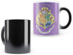 Harry Potter Hogwarts purple Crest Morphing Magic Heat Sensitive Coffee Mugs