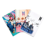 BTS - Pack of 3 Ruled A5 Binded Notebooks