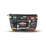 Friends TV Series - Infographic Cosmetic Bag /Travel Kit