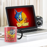 Tom and Jerry -Classic Logo -Design Morphing Magic Heat Sensitive Coffee Mugs