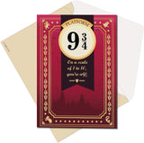 Harry Potter - You're a 9 ¾ - Happy Birthday Greeting Card