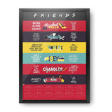 Friends TV Series - Characters Poster Calendar 2022 -2023
