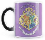 Harry Potter Hogwarts purple Crest Morphing Magic Heat Sensitive Coffee Mugs