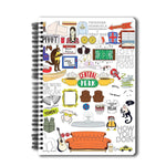 Friends TV Series Doodle A5 Notebook