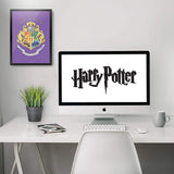 Harry Potter purple Crest Poster Without Frame