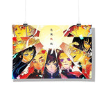 Demon Slayer - Hashiras  Design poster Best Gift For Demon Slayer Fans