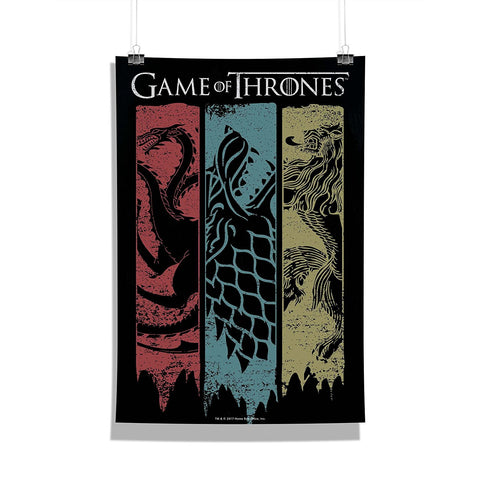 Game of Thrones Flag Poster