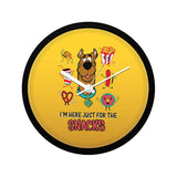 Scooby Doo-Snacks Design Round wall Clock