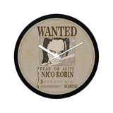 One Piece Nico Robin Wanted Poster - Wall Clock