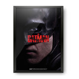 The Batman - Vicious Stare Design A4 Size Wall Decor Poster (With Frame)