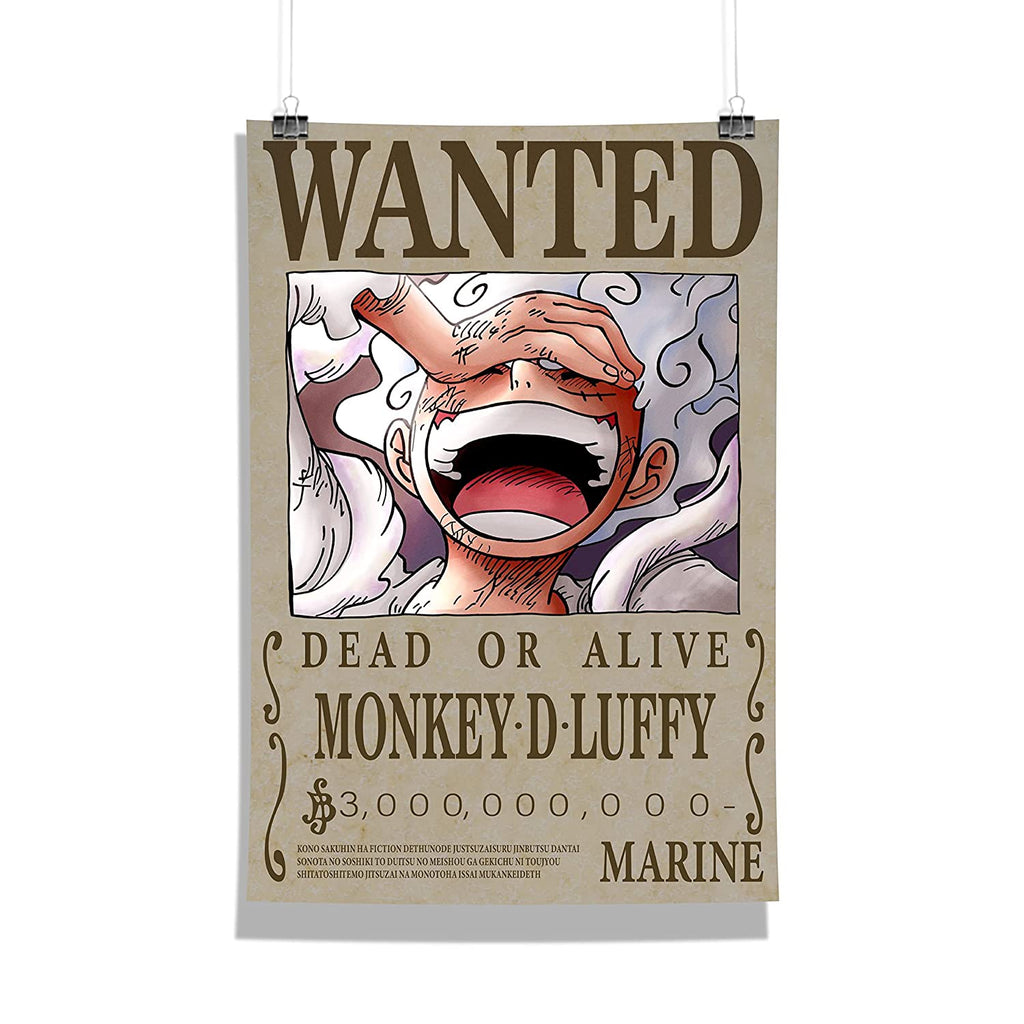 Poster One Piece - Wanted Monkey D. Luffy | Wall Art, Gifts & Merchandise 