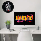 Anime Kakashi Design Round Wall Clock