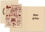 Harry Potter - Infographic Red - Happy Birthday Greeting Card