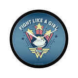 DC Comics Wonder Woman Fight Like A Girl Wall Clock