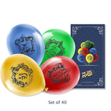 Harry Potter - Birthday Combo ( Set of 40 Balloons + 10 Candles )