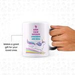 Unicorn - keep Calm Heat Sensitive Magic Coffee Mug