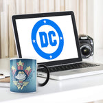 DC Comics- Wonder Woman Fight Like A Girl "Morphing Magic Heat Sensitive Mug