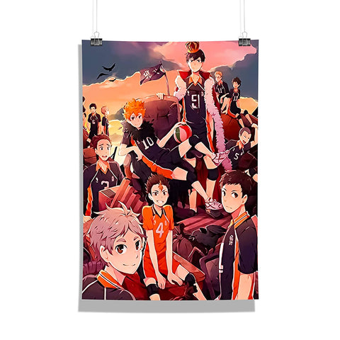 Anime - Haikyu Cross Fly Wall Poster