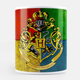 harry potter house crest coffee mug