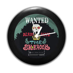 One Piece Brook Wanted Bounty Poster Table Clock