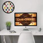 Game of Thrones Pattern Wall Clock