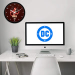 DC Comics Central City Running Flash Wall Clock with number