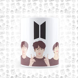 BTS -  All Members Sketch Coffee Mug