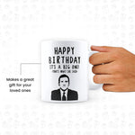 The Office - Happy Birthday Design Ceramic Coffee Mug