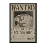 One Piece Roronoa Zoro Wanted Poster