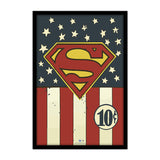 DC Comics Superman Logo Flag Poster
