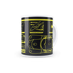 DC Comics Design of Batman- Batmobile Coffee Mug