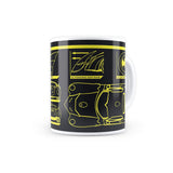 DC Comics Design of Batman- Batmobile Coffee Mug