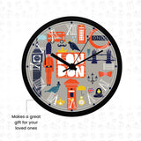 London Classic Design Round Wall Clock