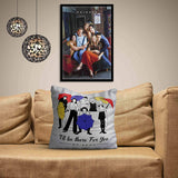 Friends TV Series Umbrella Satin Cushion Cover